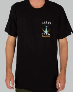 T-SHIRT MANCHES COURTES SALTY CREW TAILED HOMME COULEUR BLACK | SALTY CREW