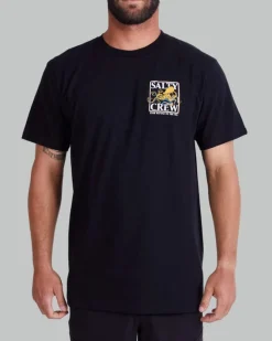 T-SHIRT MANCHES COURTES SALTY CREW INK SLINGER HOMME COULEUR BLACK | SALTY CREW
