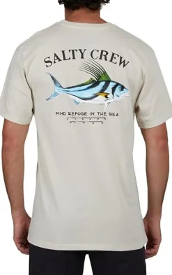 T-SHIRT MANCHES COURTES SALTY CREW ROOSTER PREMIUM HOMME COULEUR MOONBEAM | SALTY CREW