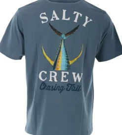 T-SHIRT MANCHES COURTES SALTY CREW TAILED HOMME COULEUR SLATE | SALTY CREW