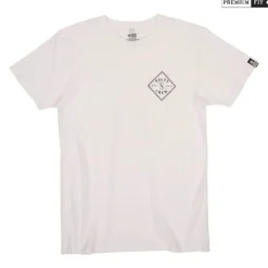 T-SHIRT TIPPET S/S WHITE SALTY CREW