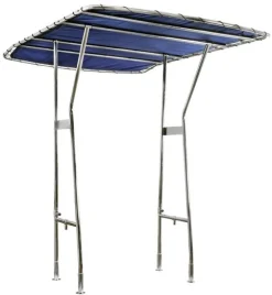 T-Top inox avec 4 porte-cannes à pêche