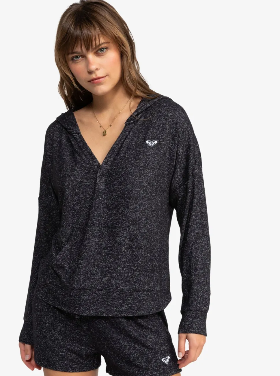 TYPE: PULLOVER HOODED TOP - ROXY