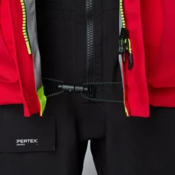 Veste de quart hauturière homme BR3 PERTEX® OFFSHORE rouge MUSTO