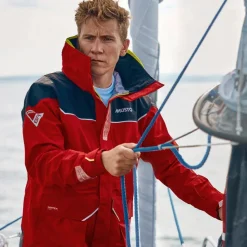 Veste de quart hauturière homme BR3 PERTEX® OFFSHORE rouge MUSTO