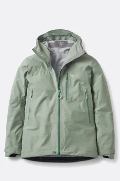 Veste de randonnée imperméable Femme Firewall Mountain Jacket Wmns Dark Fig Green - RAB
