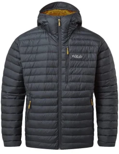 Veste doudoune homme plume Microlight Alpine Jacket gris RAB