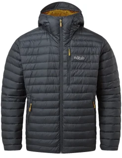 Veste doudoune homme plume Microlight Alpine Jacket gris RAB