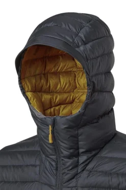 Veste doudoune homme plume Microlight Alpine Jacket gris RAB