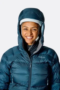 VESTE DUVET NEUTRINO PRO HOODY WOMAN TEMPEST BLUE | RAB