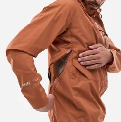 Veste imperméable de randonnée Homme WANAKA LIGHT 2.5L JKT M SPICE MILLET