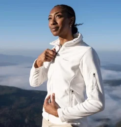 Veste polaire zippée femme FAST TREK™ II blanc 