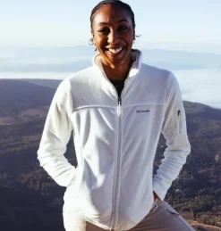 Veste polaire zippée femme FAST TREK™ II blanc 