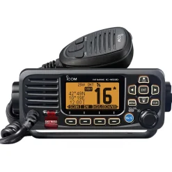 VHF Fixe IC-M330GE - Noire avec GPS