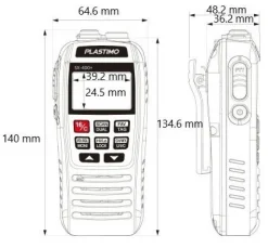 VHF PORTABLE SX-400+ - PLASTIMO