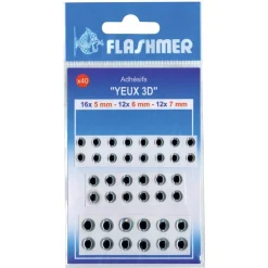 YEUX À COLLER FLASHMER 3D