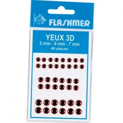 YEUX À COLLER FLASHMER 3D